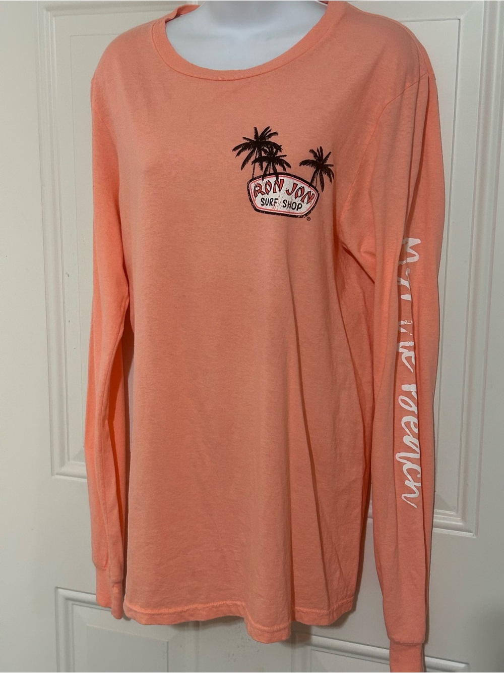 Ron Jon Peach Coral Long Sleeve Surf Tee